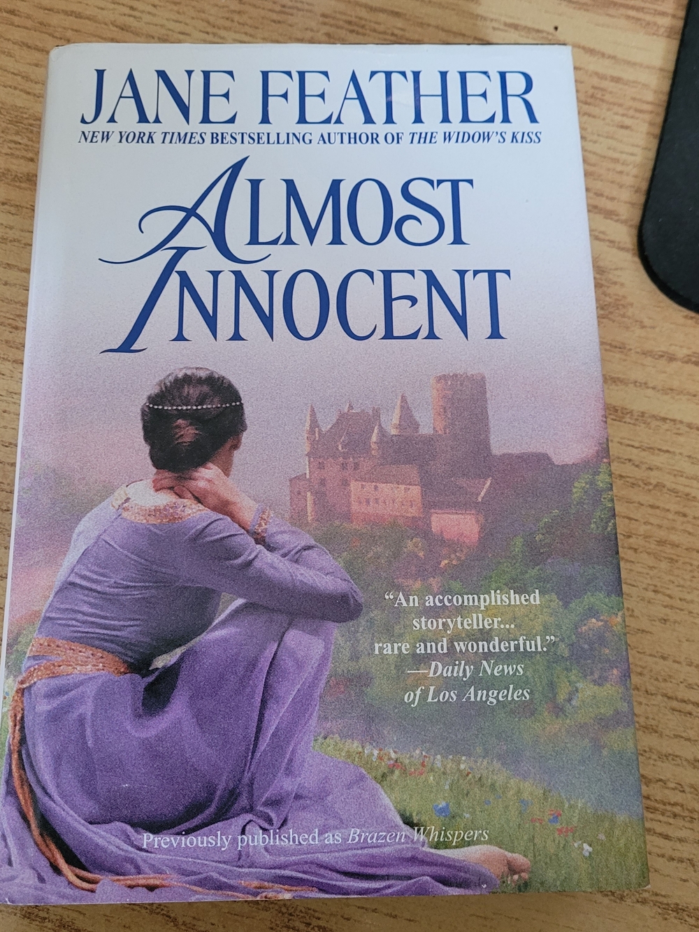 Almost Innocent Paperback Book - Purple Cover By Jane Feather